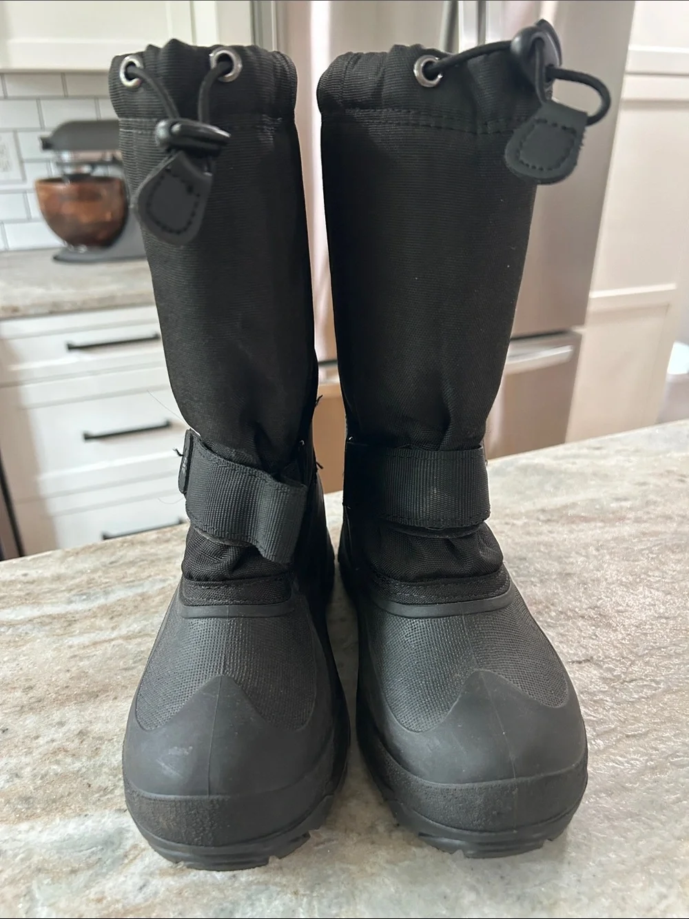 Kamik Kids Black Snow Boots size 4